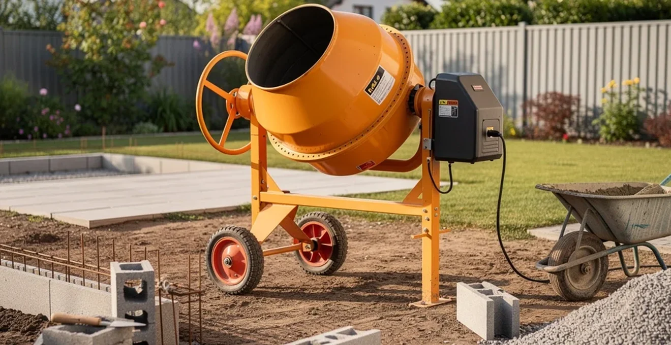 bétonnières électriques pour les petits chantiers