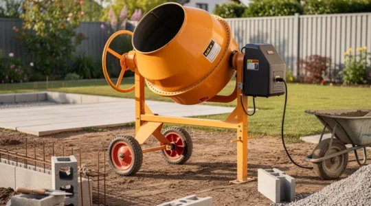 bétonnières électriques pour les petits chantiers